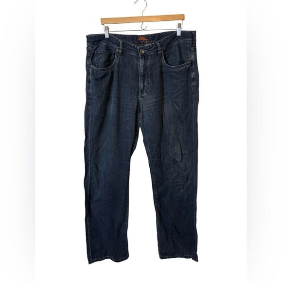 Tommy BAHAMA blue jeans tencel blend Cayman island relaxed 38/32 38 / 32 - Picture 1 of 9